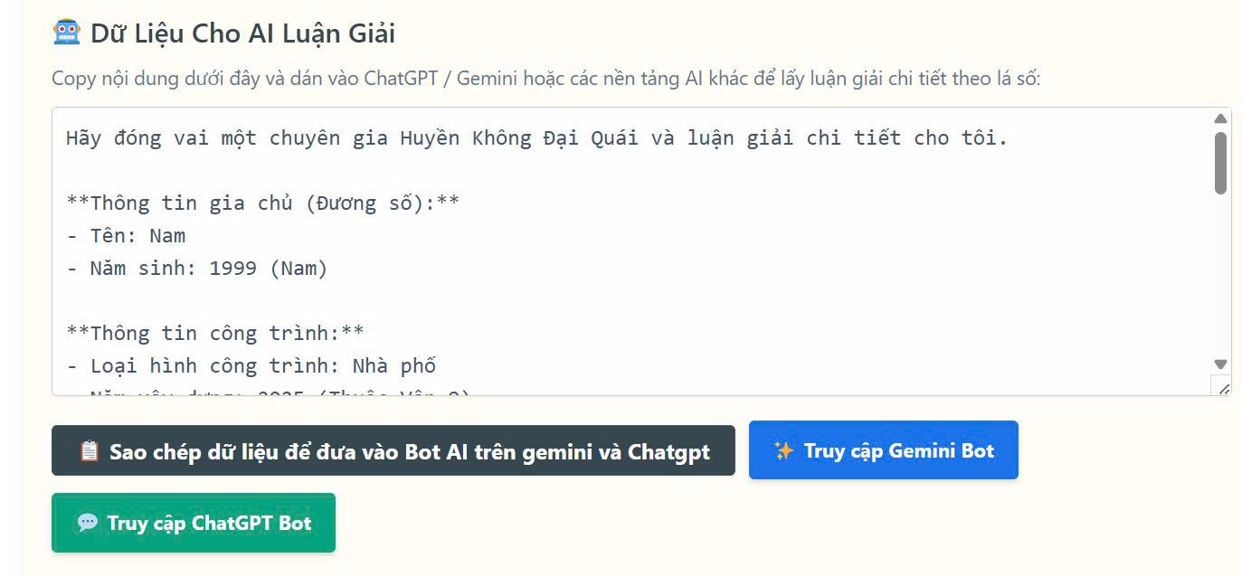 Sao chép dữ liệu thô gửi sang AI Đại Quái